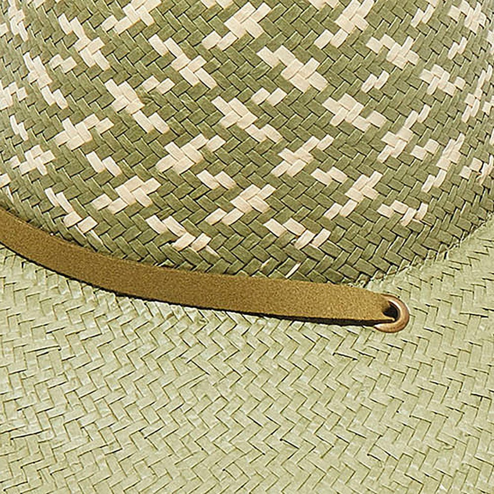 Brielle Checkered Straw Hat