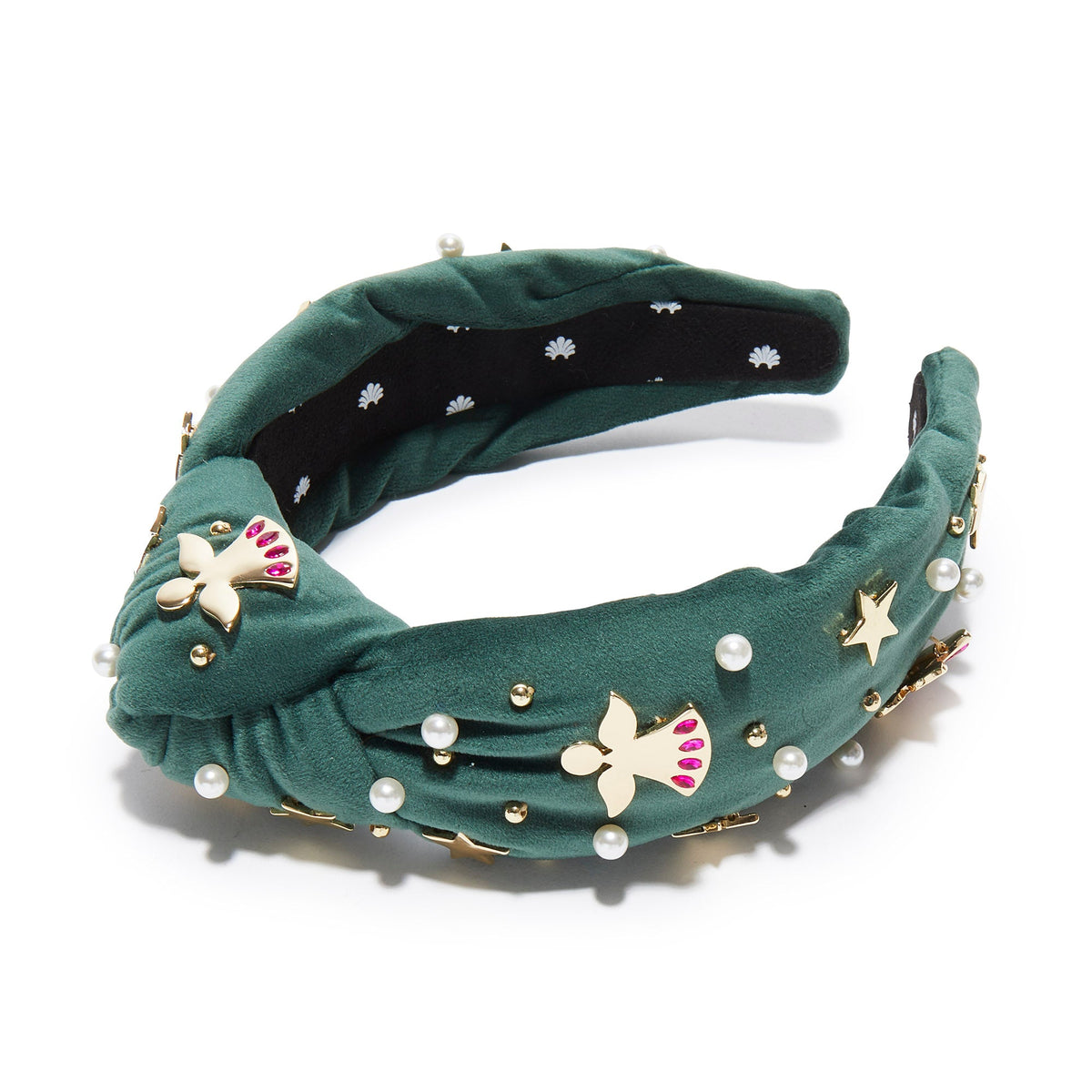 Angel Bell Embellished Knotted Headband