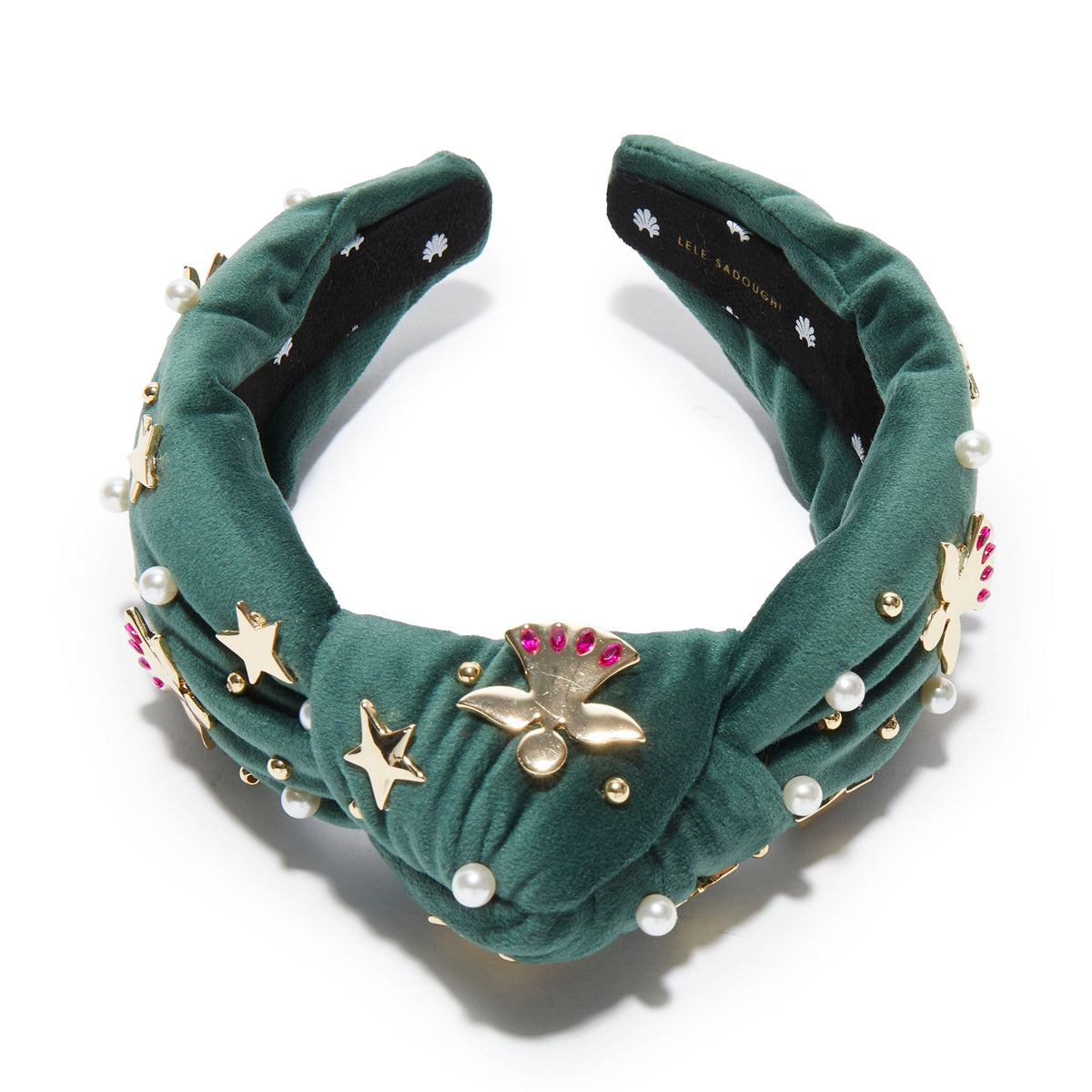 Angel Bell Embellished Knotted Headband