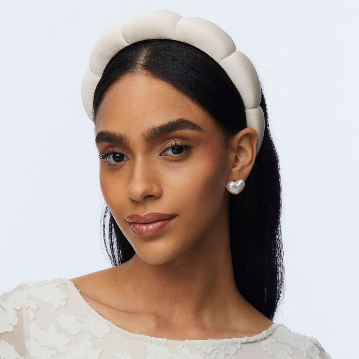 Satin Scalloped Headband