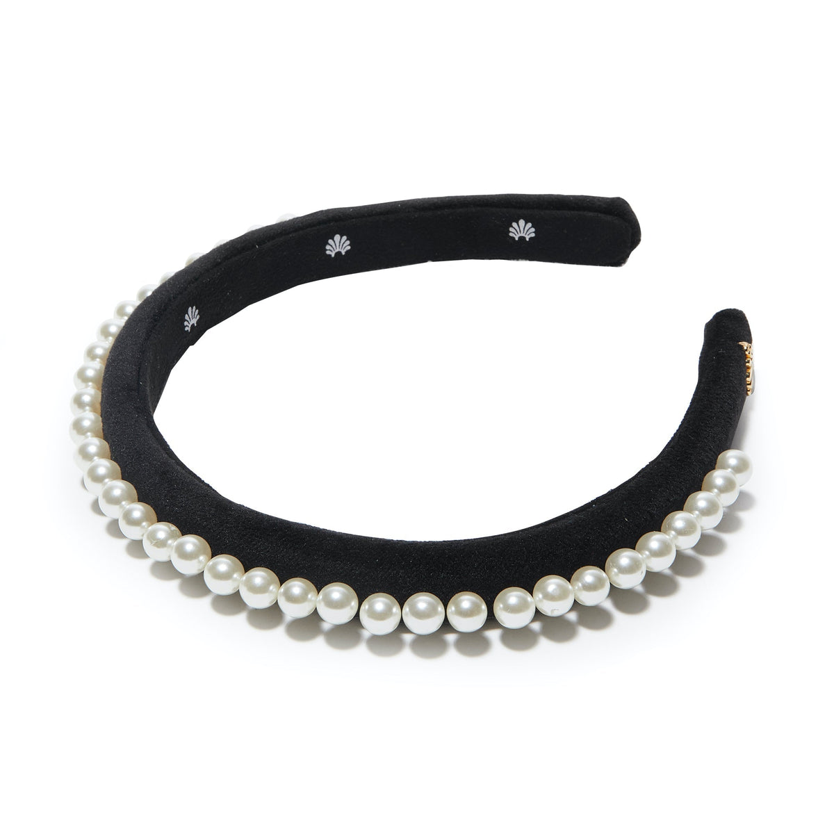 Pearl Embellished Velvet Gigi Headband