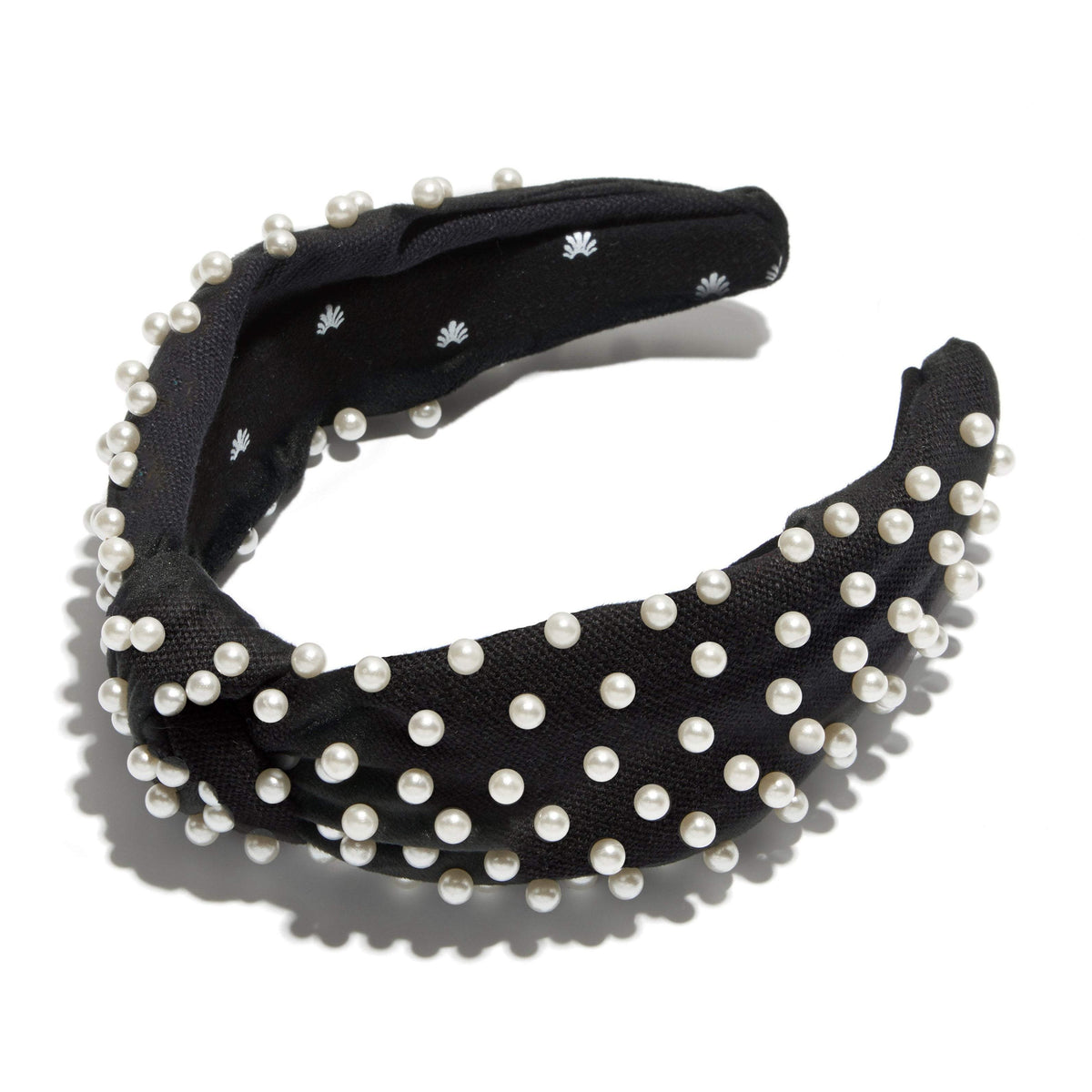 Woven Pearl Knotted Headband