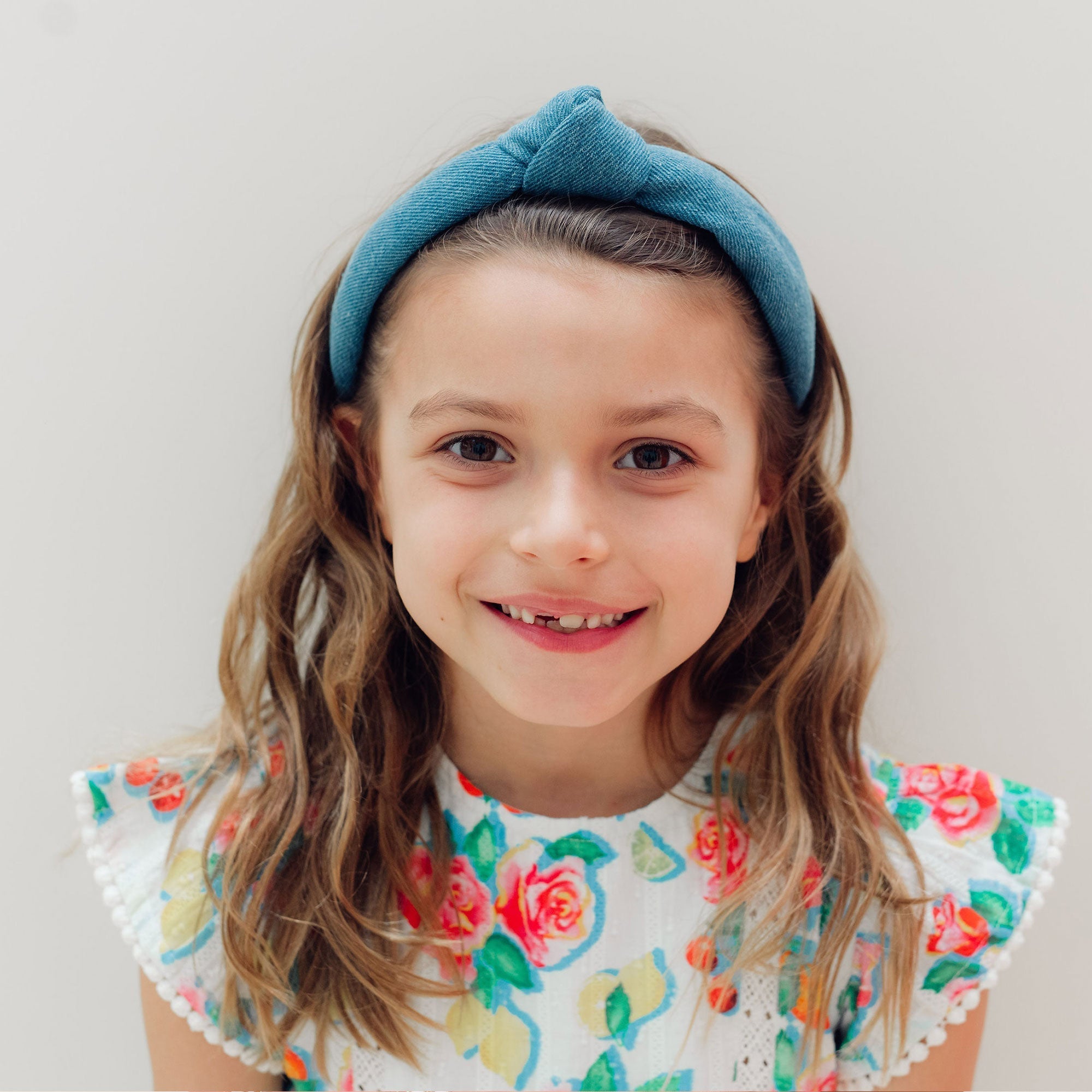 Denim Kids Knotted Headband