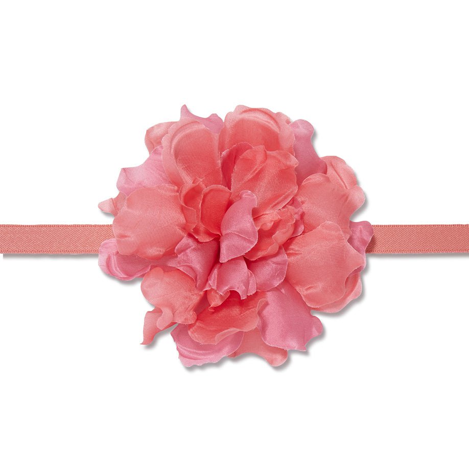 Silk Magnolia Flower Choker/brooch