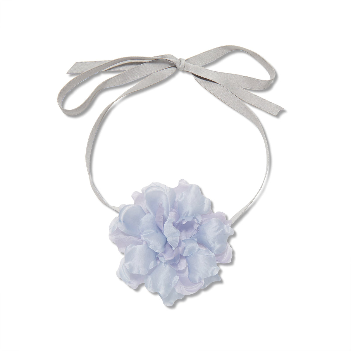 Silk Magnolia Flower Choker/brooch