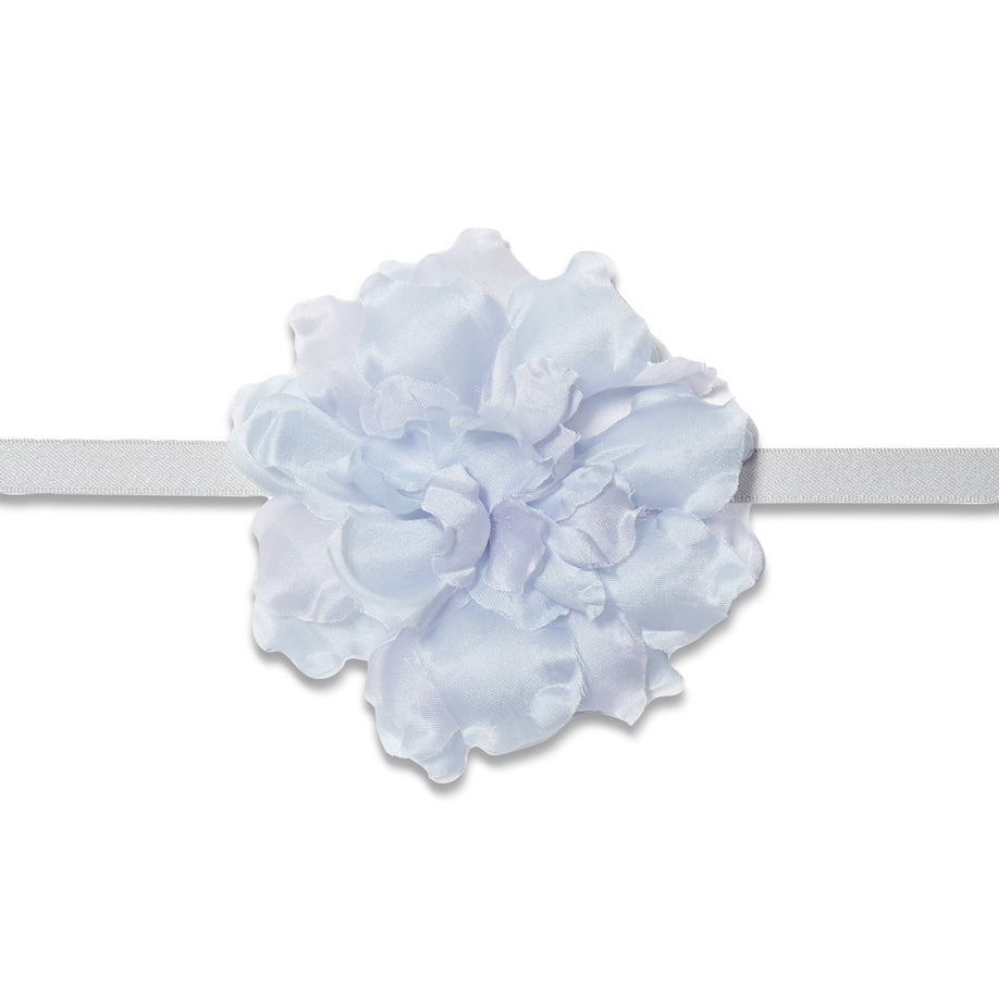 Silk Magnolia Flower Choker/brooch