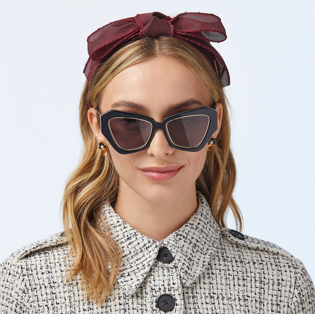 Lara Wide Cat-eye Sunglasses