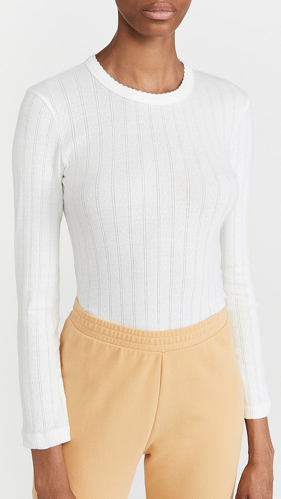 U14 - Leah - Pointelle Long Sleeve