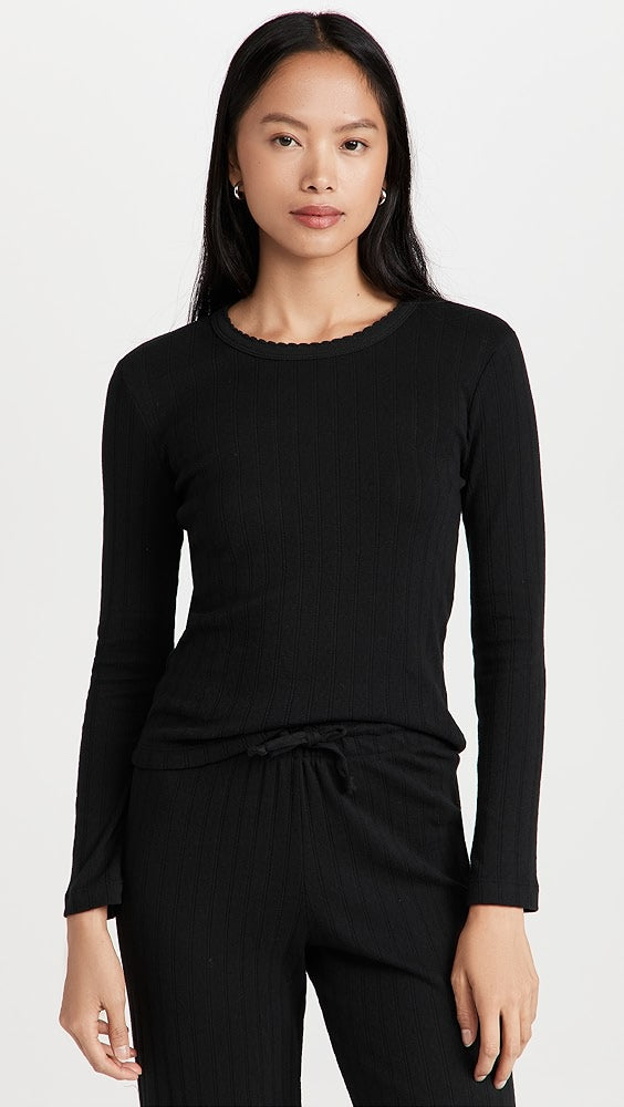 U14 - Leah - Pointelle Long Sleeve