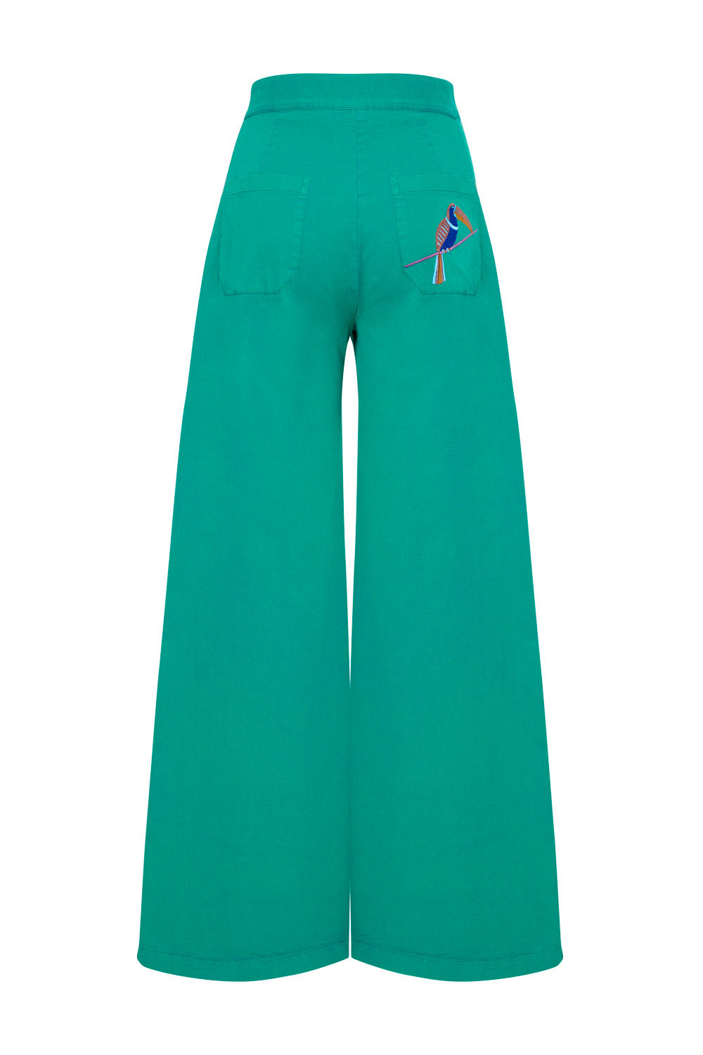 Lido Green Nautical Trouser