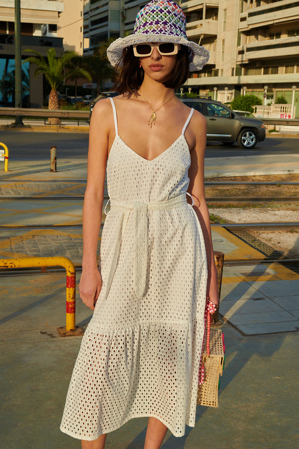 Lido White Celia Dress