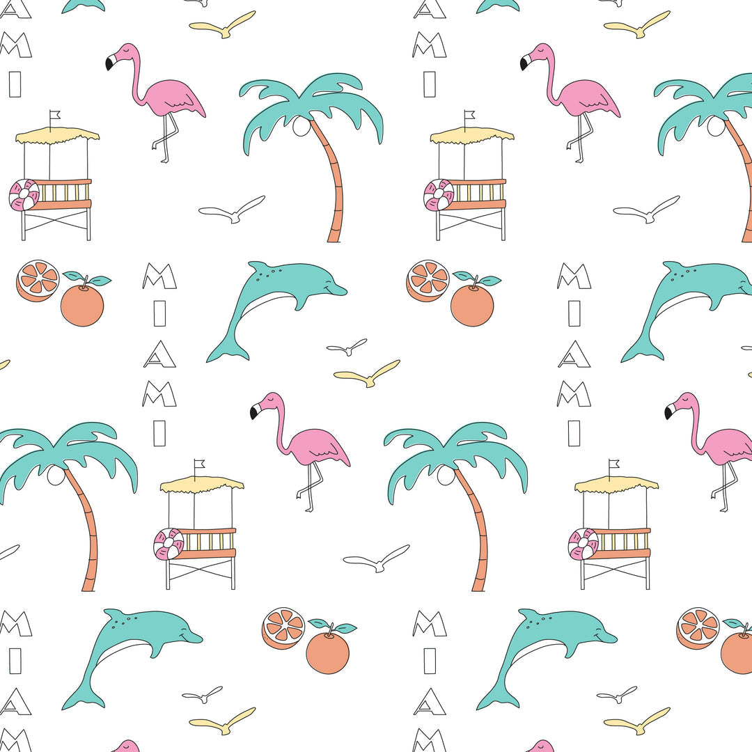 Two Piece PJ SS/ Shorts  Miami