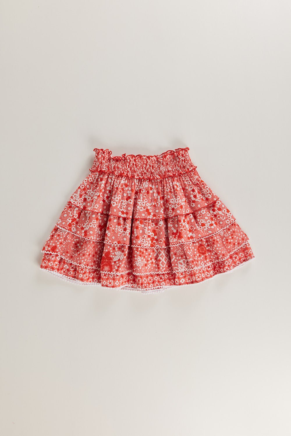 Poupette St Barth - Kids Mini Skirt Ariel Pink Antibes