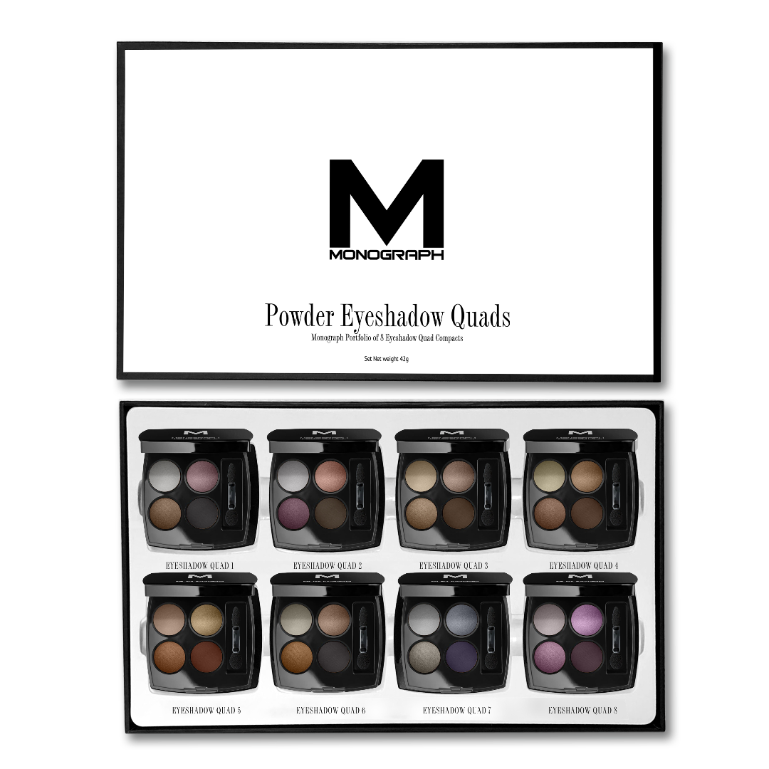 Monograph Pressed Powder Eyeshadow Quads Portfolio