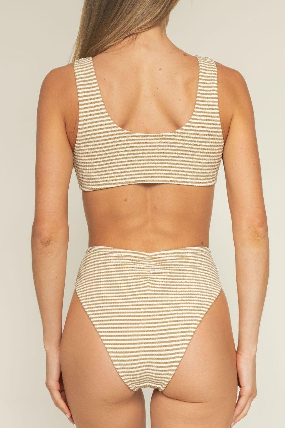 Neutral Stripe Ky One-Piece