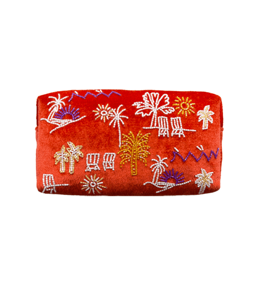 Tropez Makeup bag Orange Christina Milian - will take 2-4 weeks to arrive