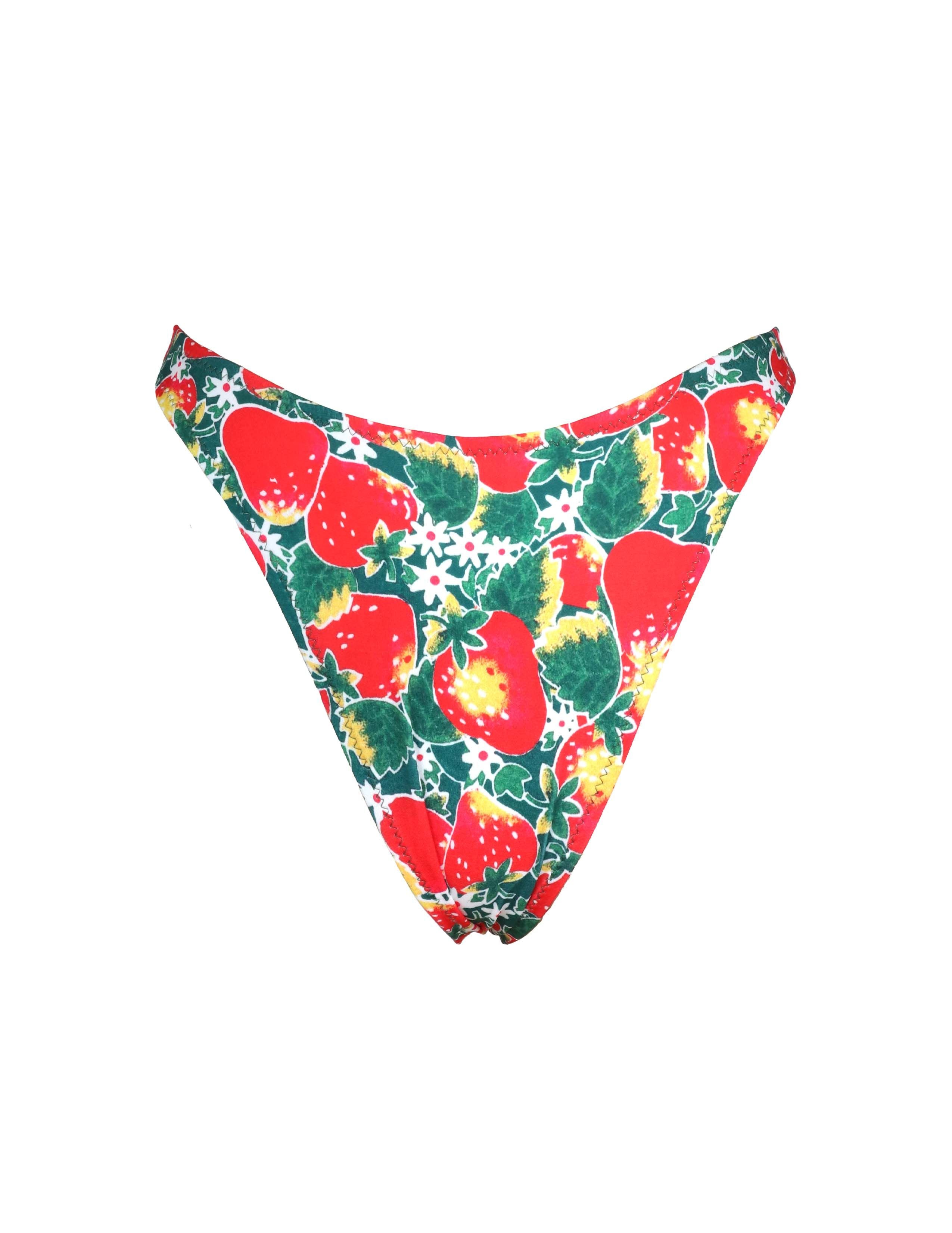 Strawberry Fields High Cut Full Bottoms