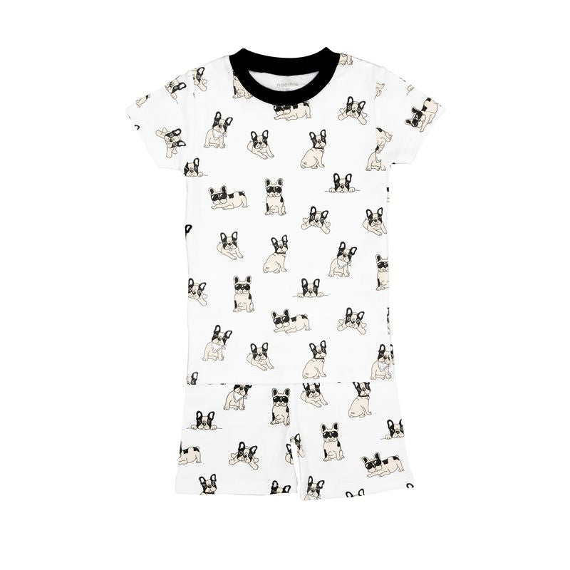 Two Piece PJ SS/shorts French Bulldog