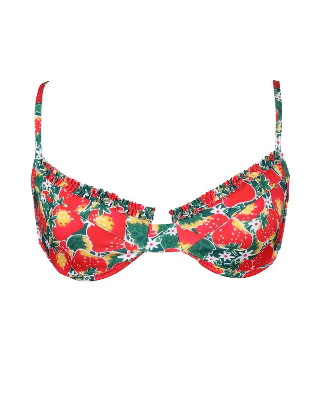 Strawberry Fields Ruffled Up Underwire Top