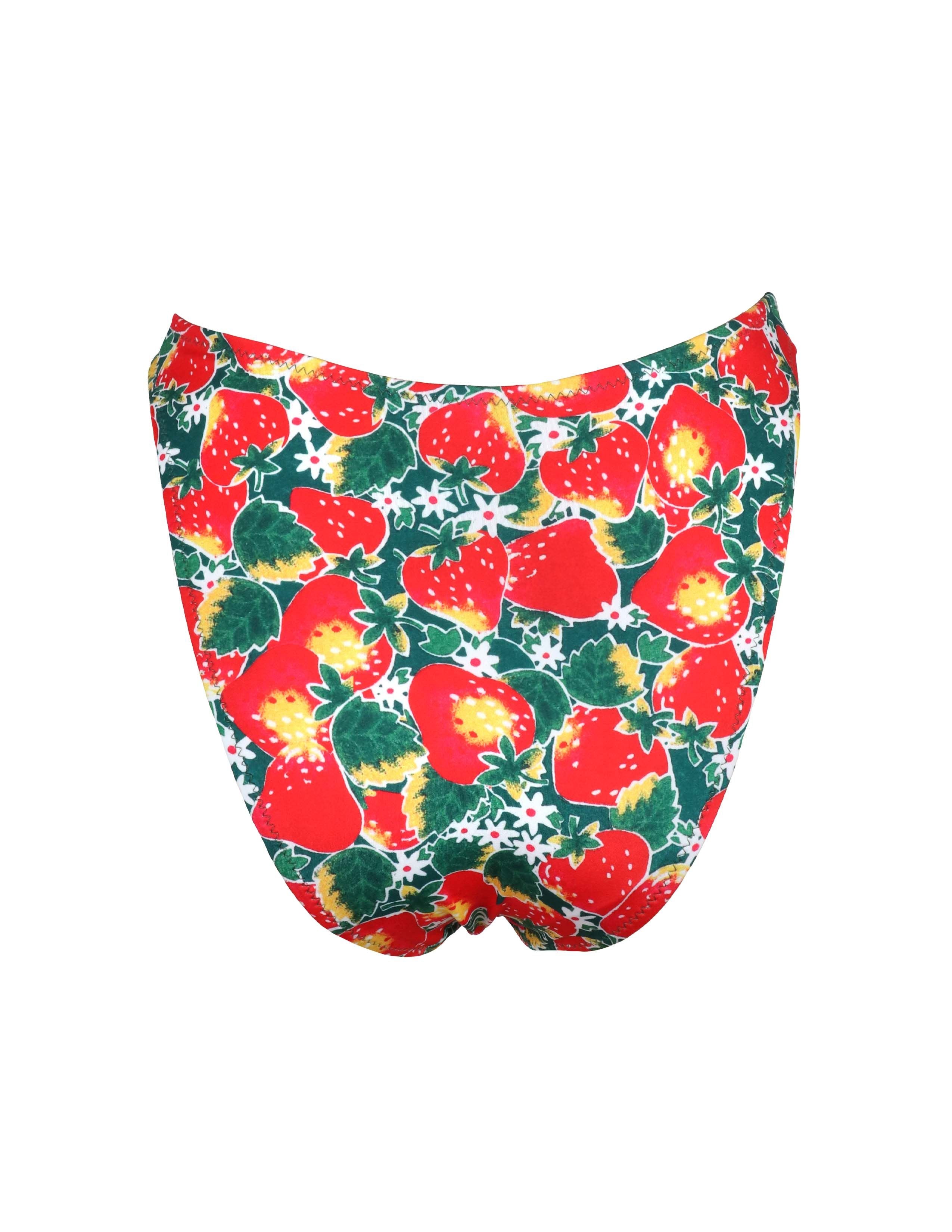 Strawberry Fields High Cut Full Bottoms