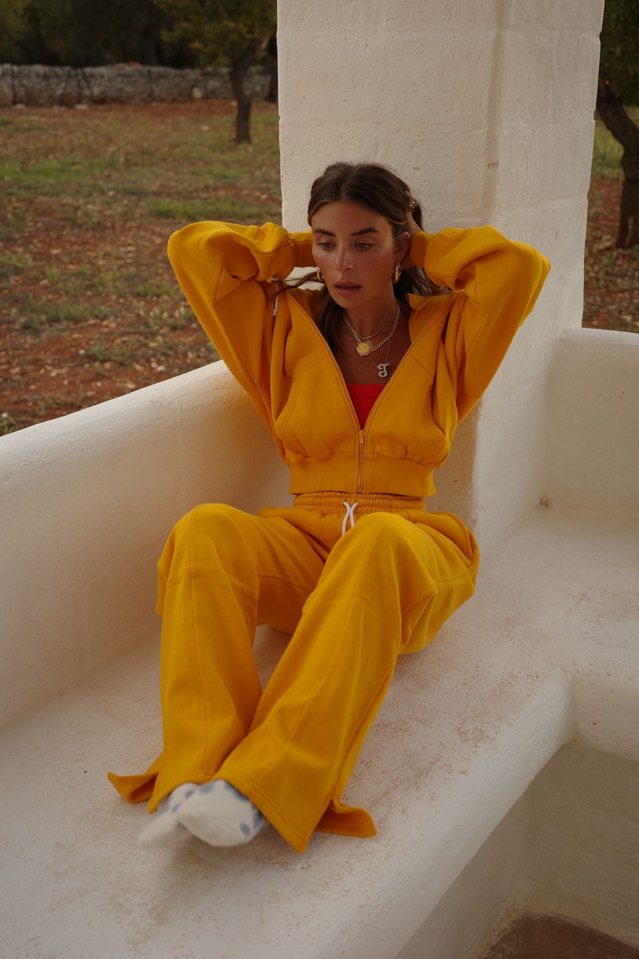 Daffodil Straight Leg Sweats