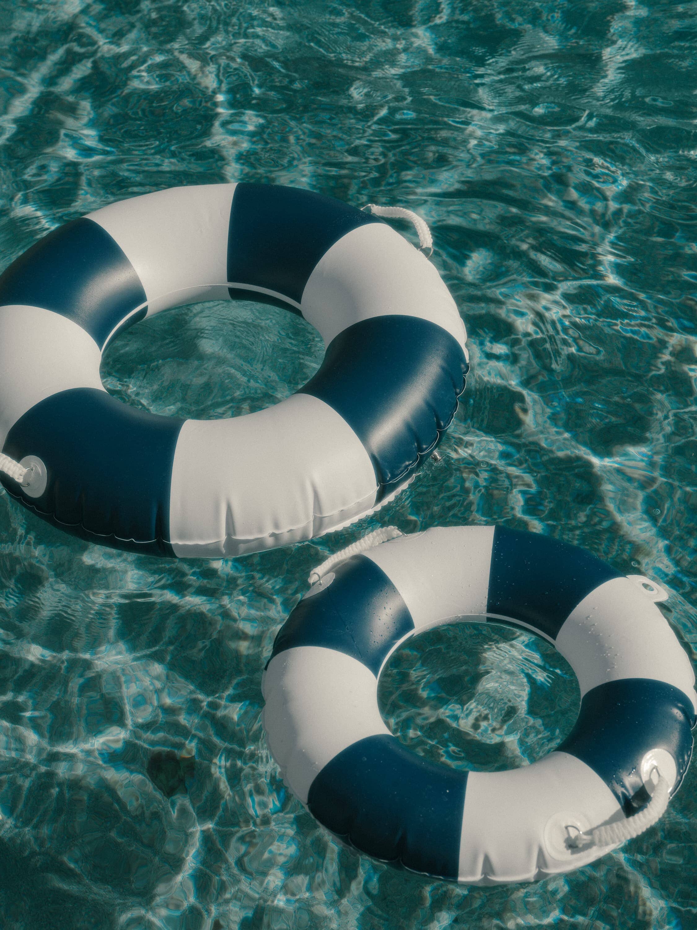 pool rings in a pool