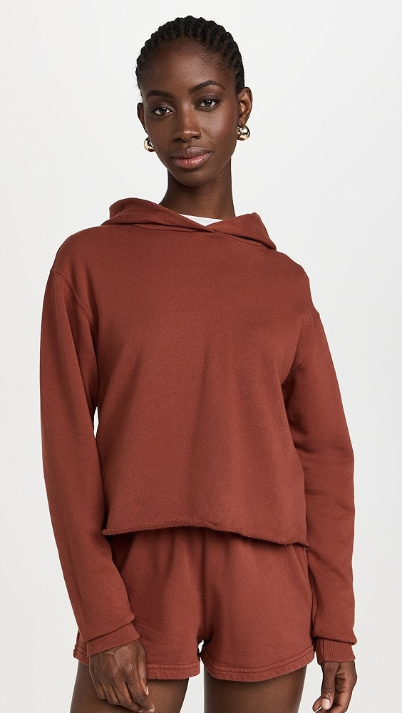 T123 - Kokomo - Beach Fleece Cut Off Hoodie