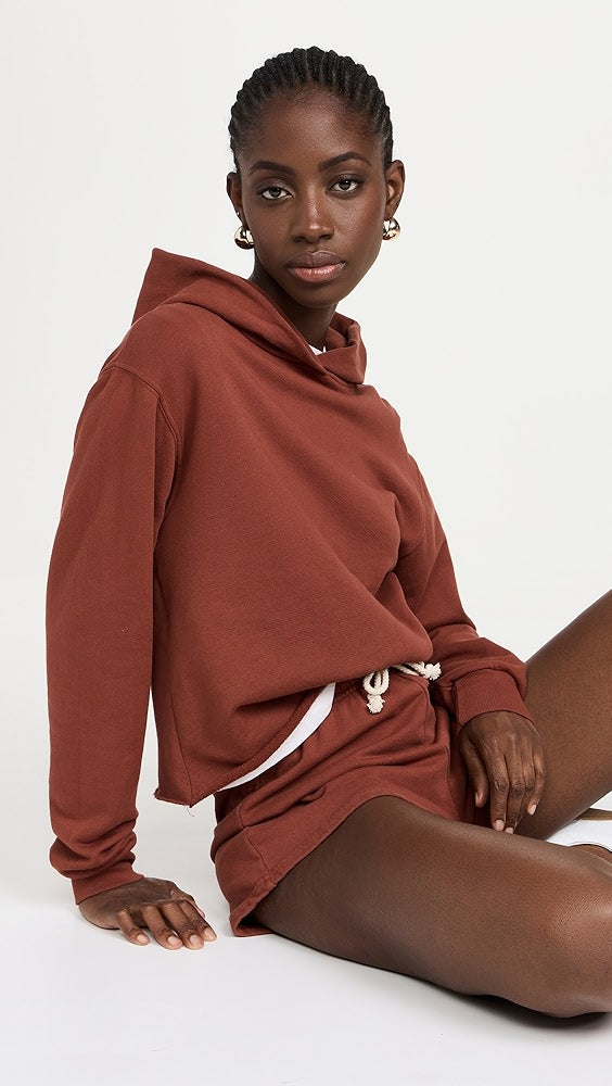 T123 - Kokomo - Beach Fleece Cut Off Hoodie