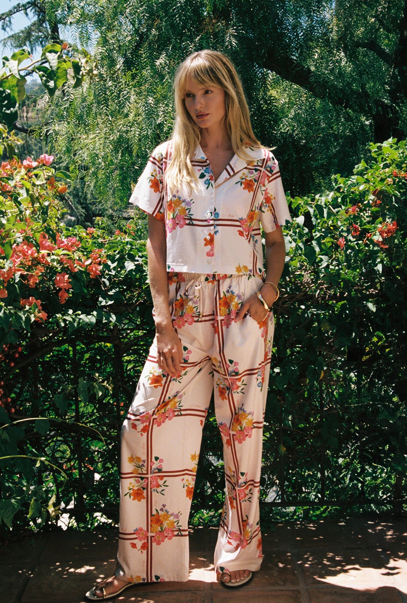 Esme Pant - Scarf Floral