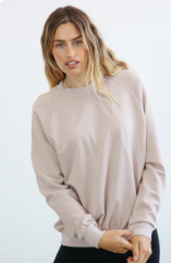 T95-STONES | French Terry Oversized Raglan