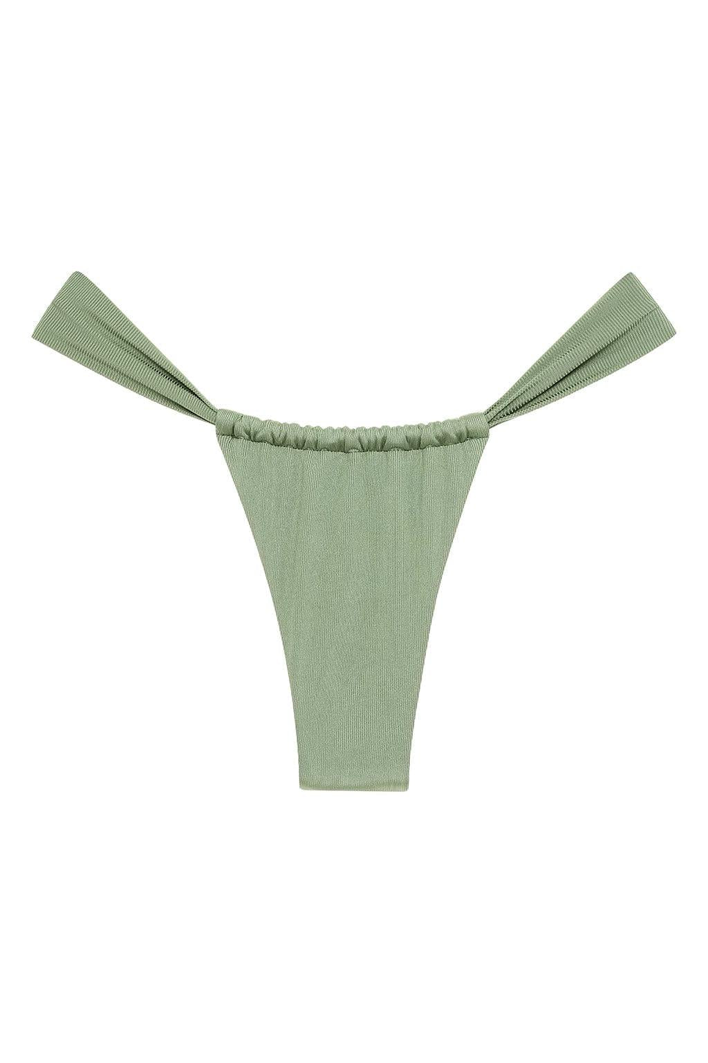 Sage Green Rib Sandra Bikini Bottom