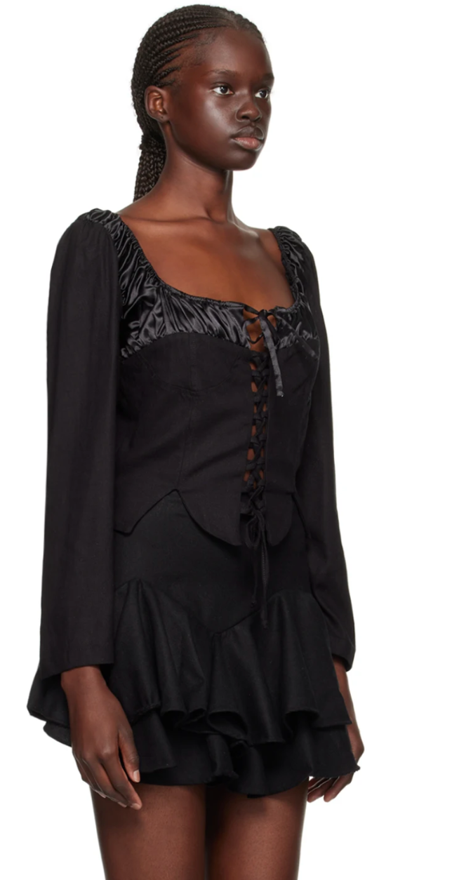 Salvia Corset Blouse