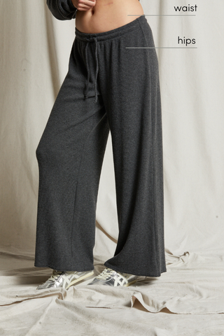 B73 - Clover - Brushed Thermal Wide Leg Pant