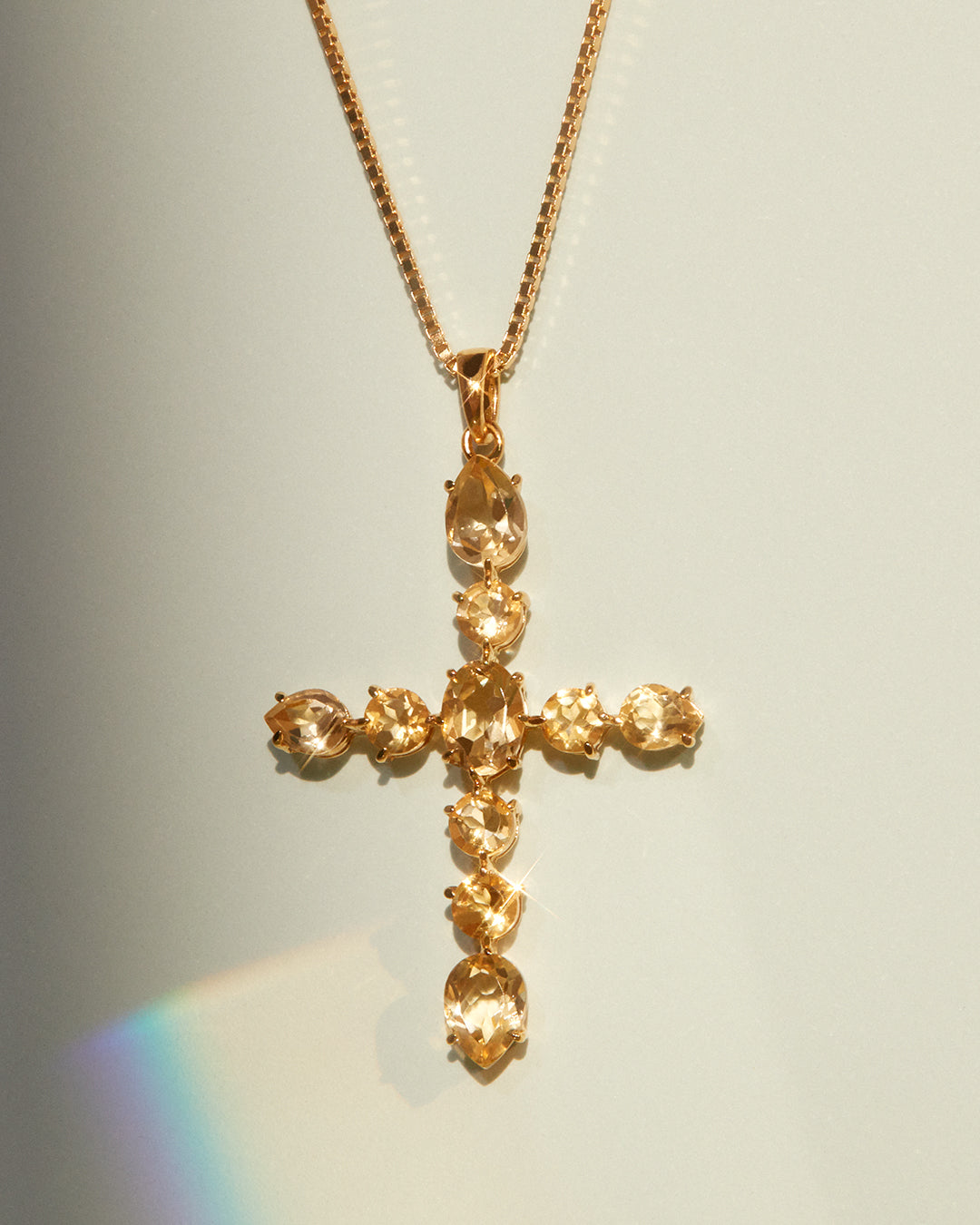 The Isabella Cross Necklace - Luv Aj Fine