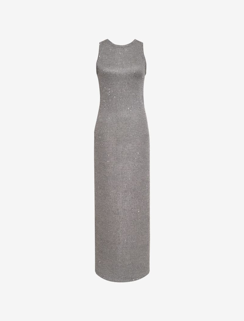 Stella Maxi Dress | Silver Sequin - Maxi Dress