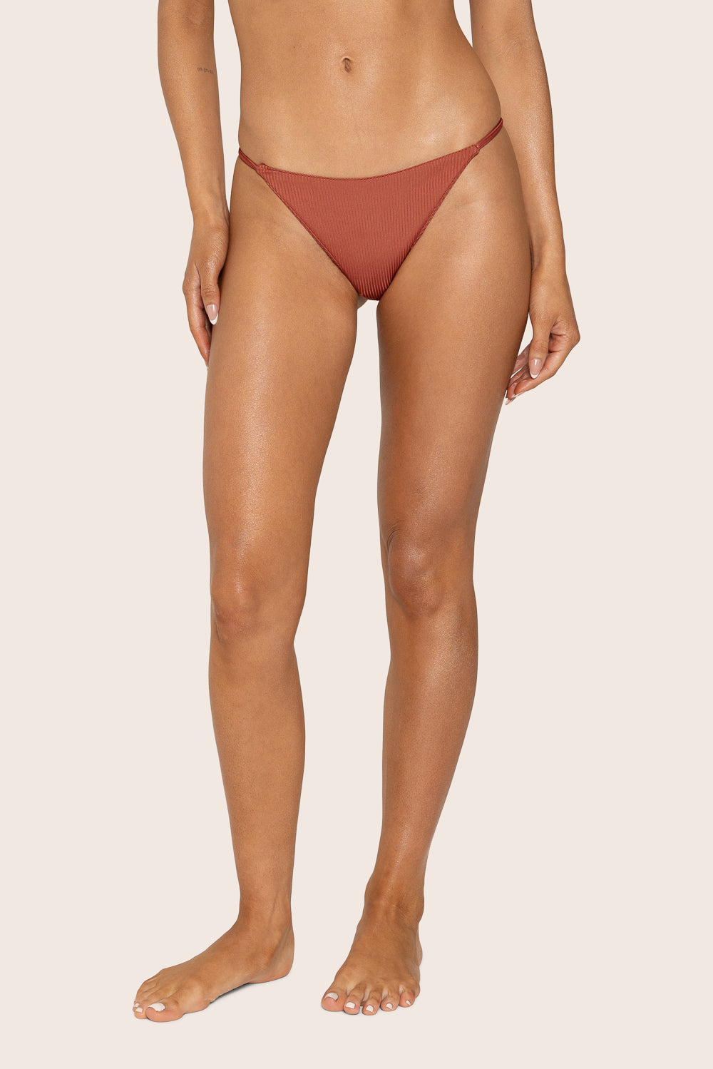 SET, X VOLCOM SWIM SANDY STRING BOTTOM IN SUNSET