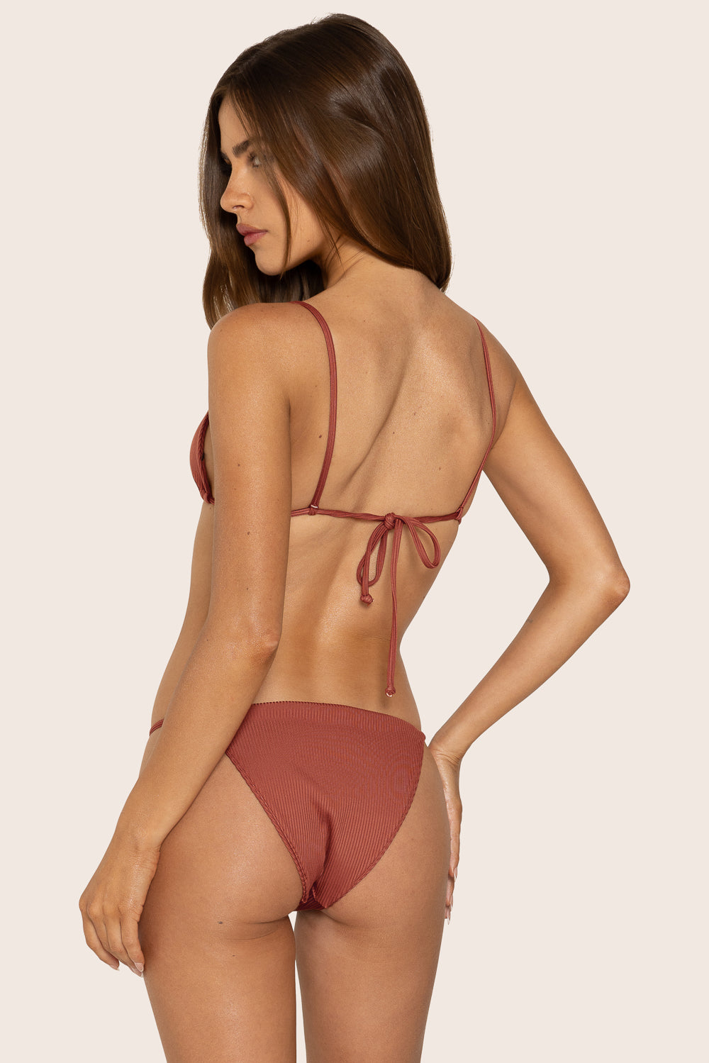 SET, X VOLCOM SWIM SANDY STRING BOTTOM IN SUNSET