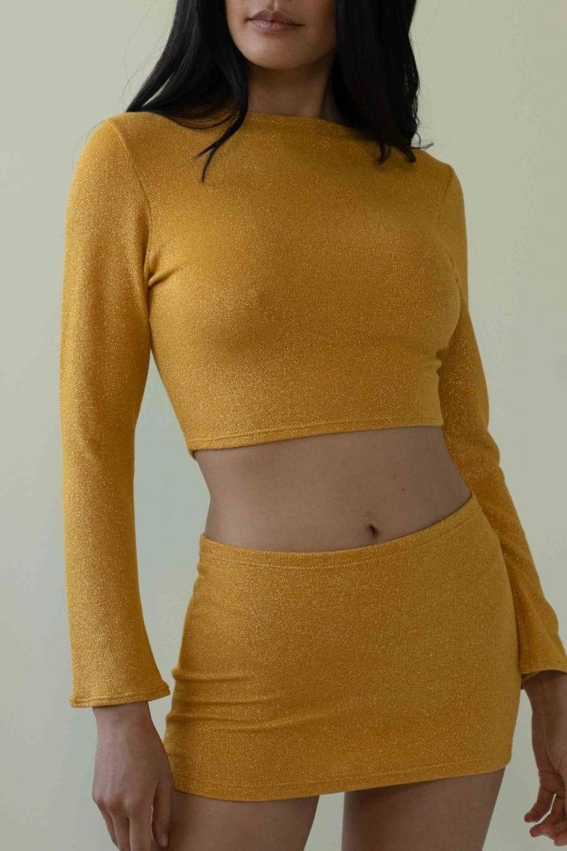 Sun Sparkle Flair Solidad Top