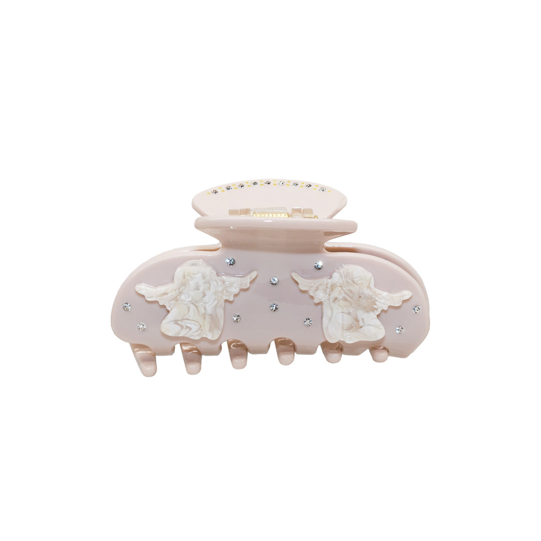 Sweetheart Clip in Cream Angel Wings*
