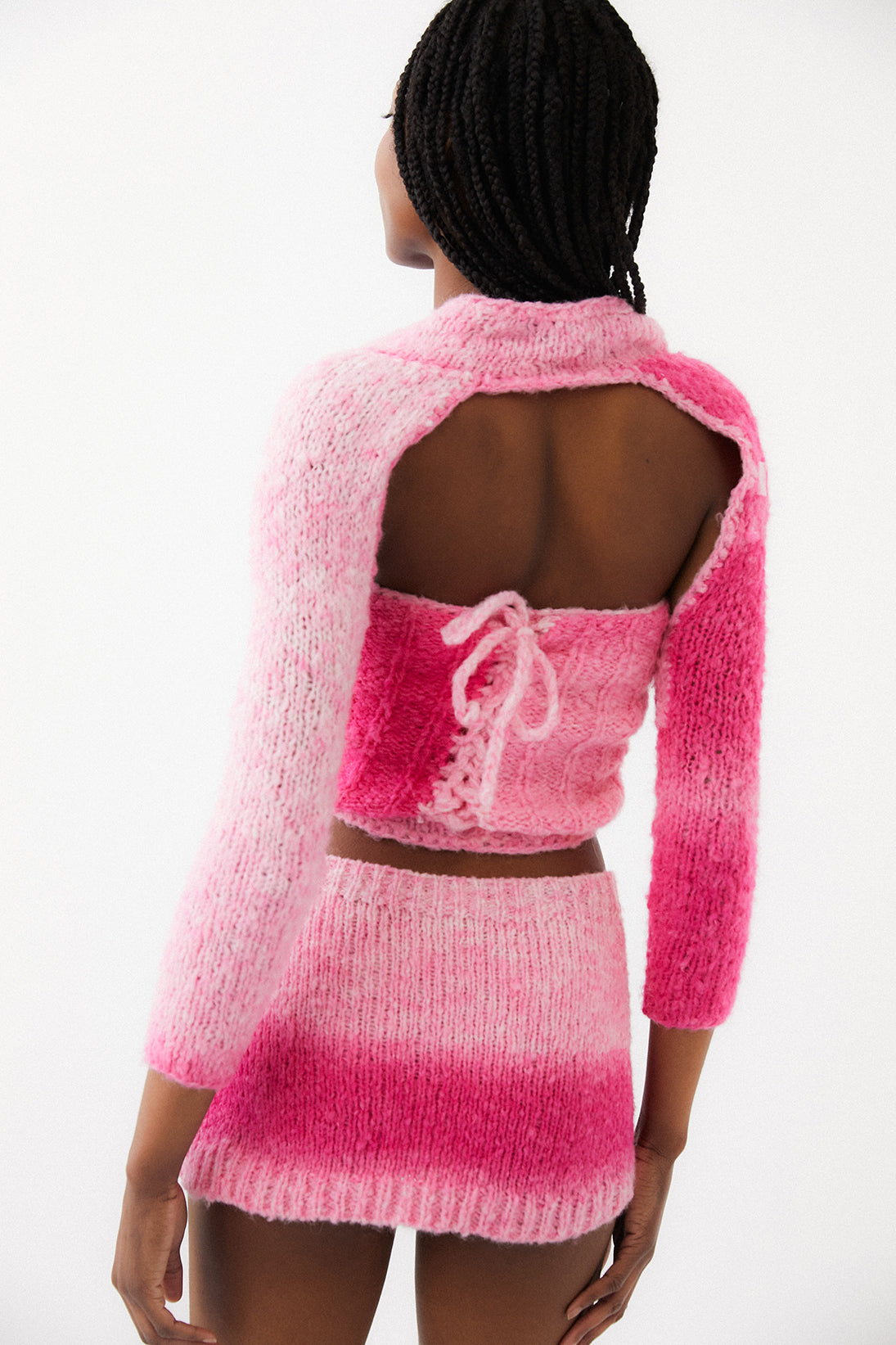 Ernesta Knit Skirt | Pink