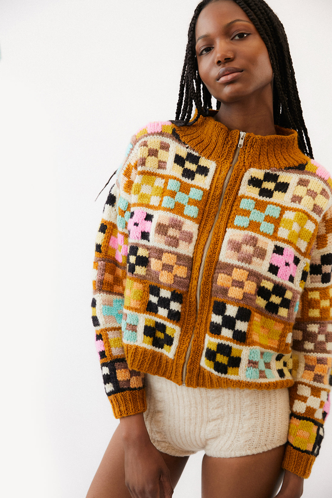 Eleonor Handknitted Cardigan | Multi