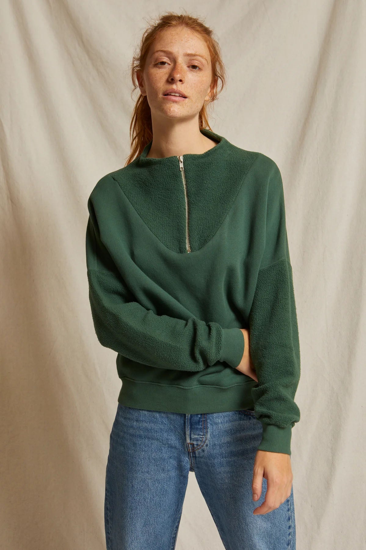 T181-TYRA | Fleece 1/4 Zip Pullover