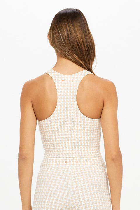 Houndstooth Margot Crop