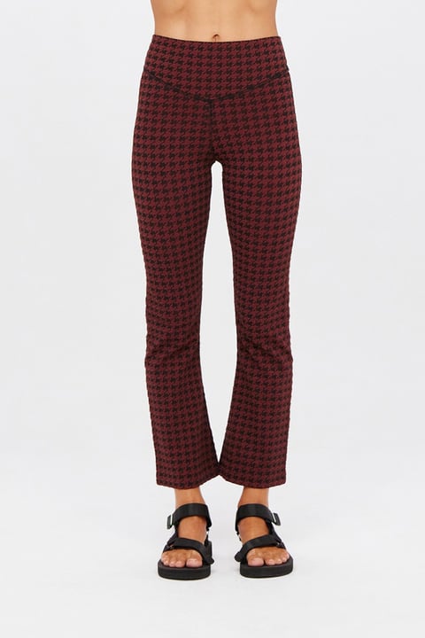 Houndstooth Thia Cropped Flare