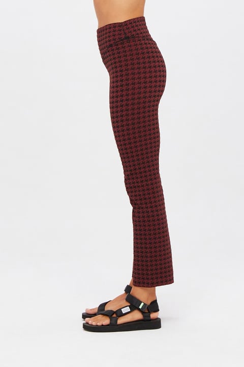 Houndstooth Thia Cropped Flare