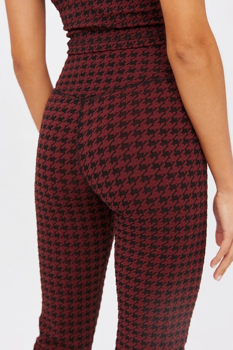 Houndstooth Thia Cropped Flare