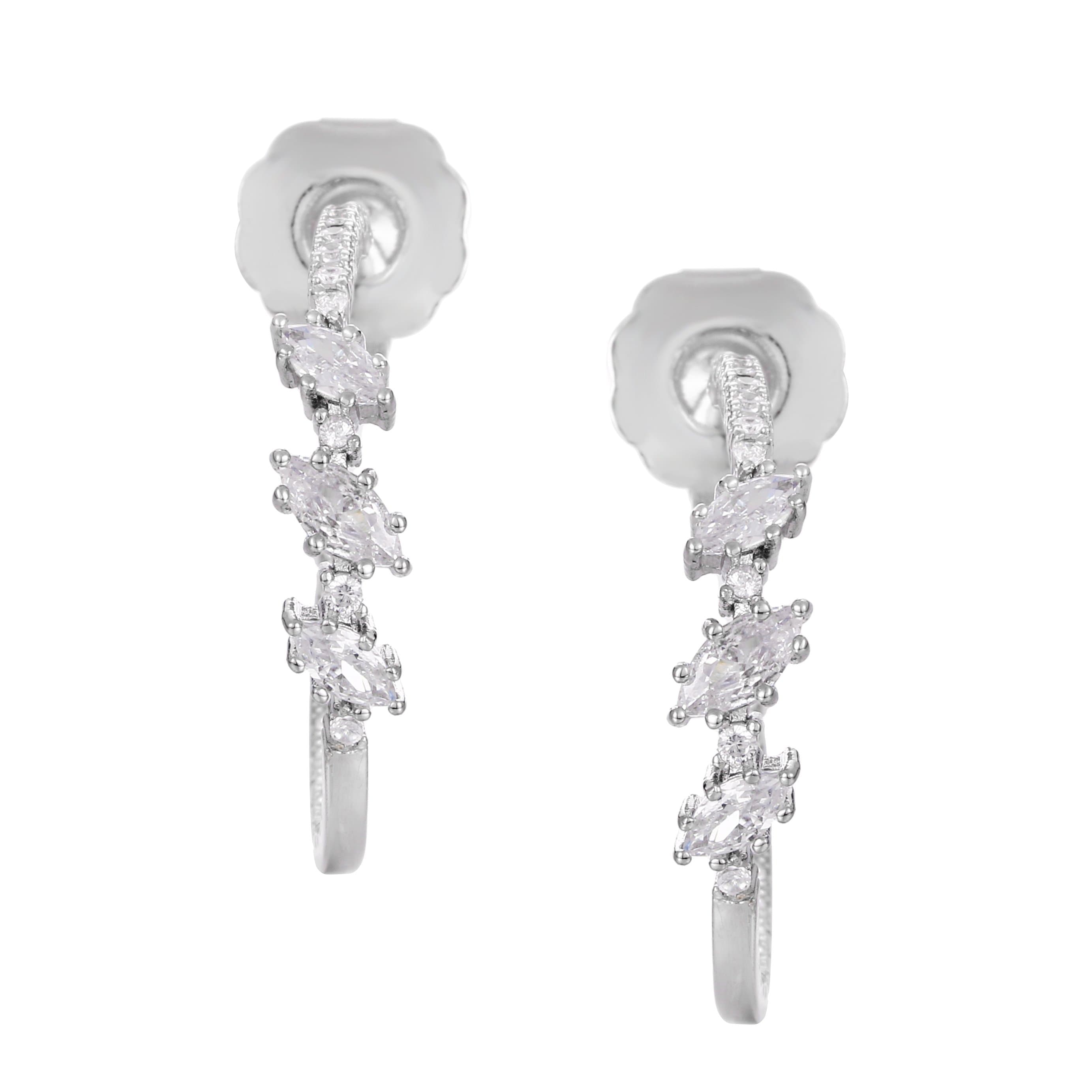 Assisi Earrings - White gold