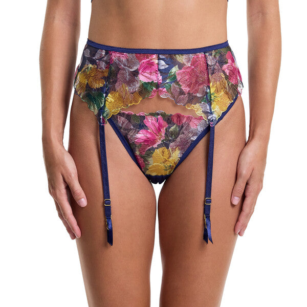 WILDLY BLOOMING GARTER BELT