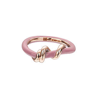 Baby Vine Wrapped Stacking Ring | Pink Rose Gold