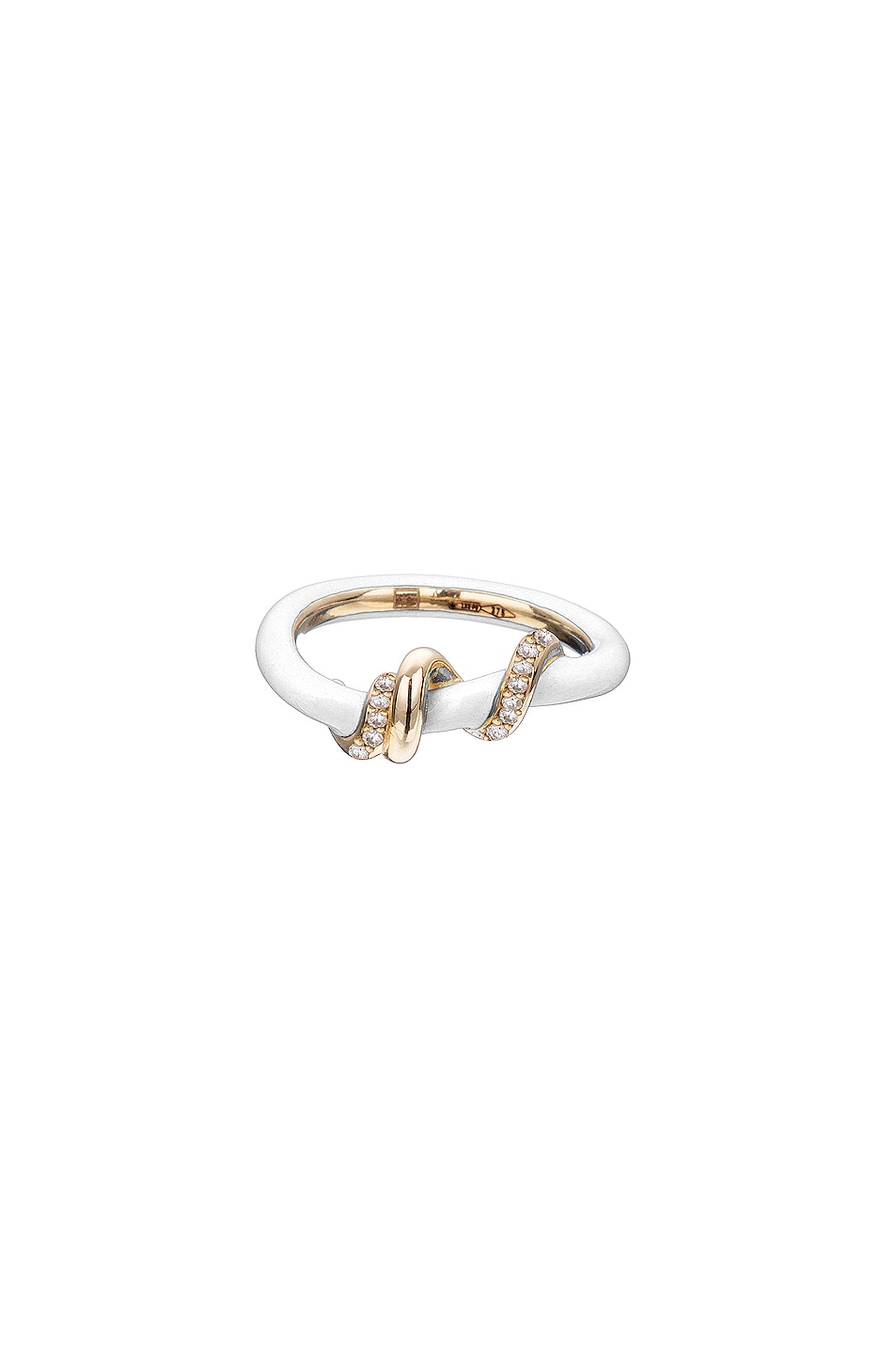 Pavé Baby Vine Wrapped Stacking Ring